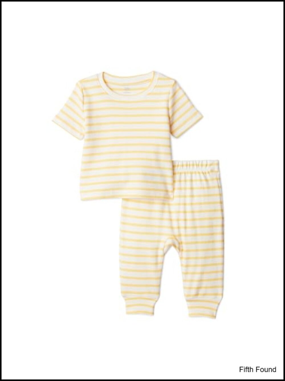 Baby Cotton Knit Short Sleeve Shirt & Pants Set Sofia Grainge Collab